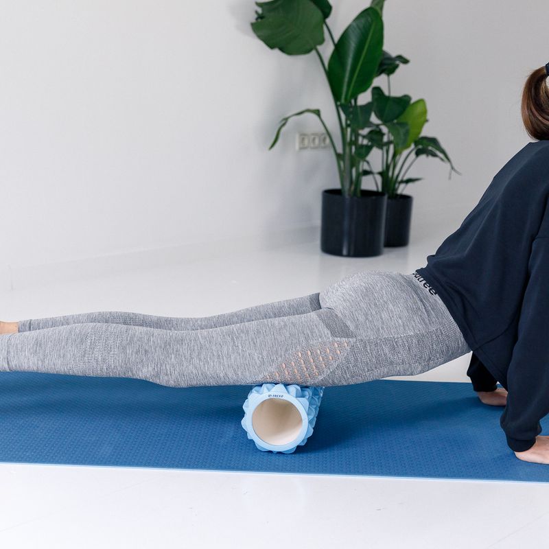 XTREXO Rullo massaggiante in PVC EVA blu 8