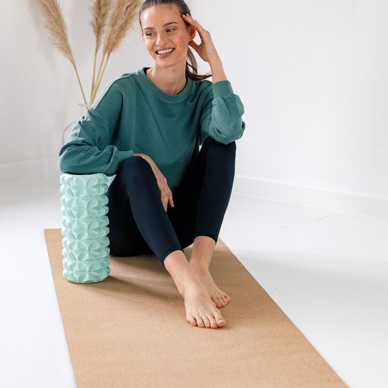 Rullo massaggiante XTREXO EVA PVC verde 8