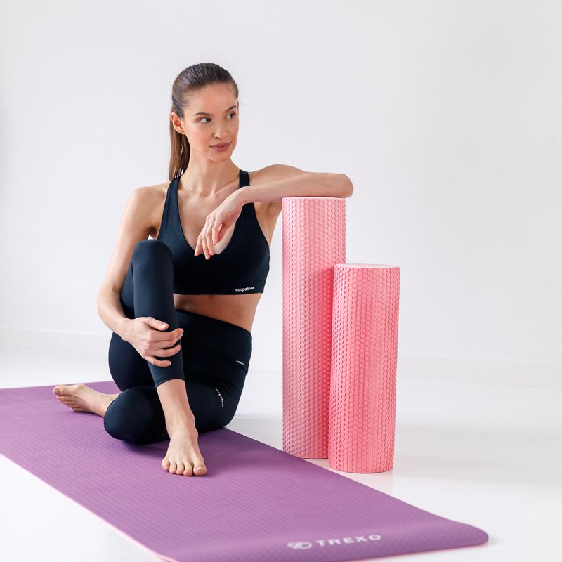 XTREXO Rullo per massaggio in EVA MR-EV03C rosa 16