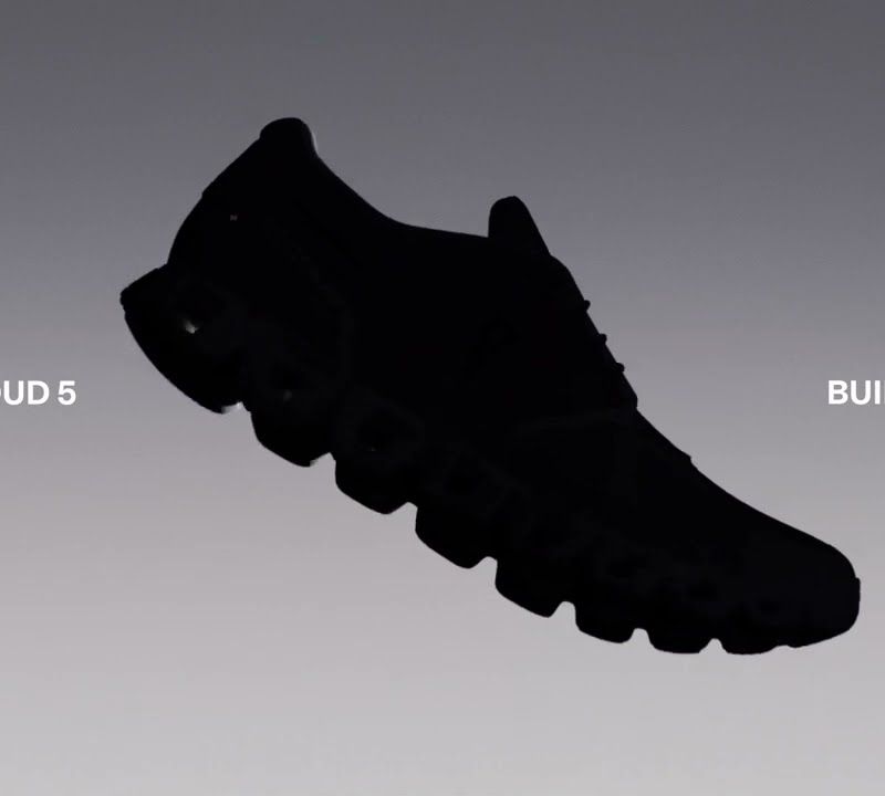 Scarpe da corsa On Cloud 5 niagara/nero da uomo 10