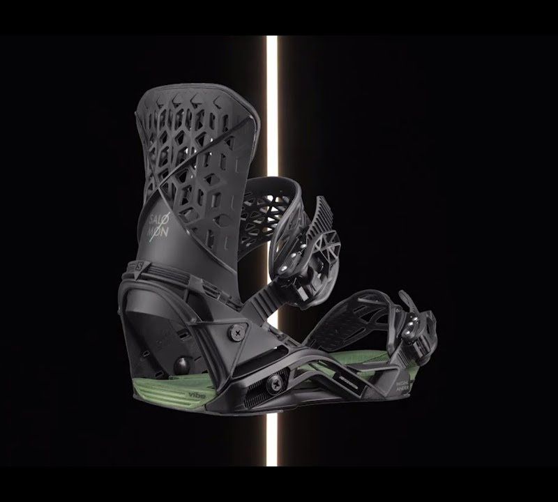 Attacchi da snowboard da uomo Salomon Highlander nero 9