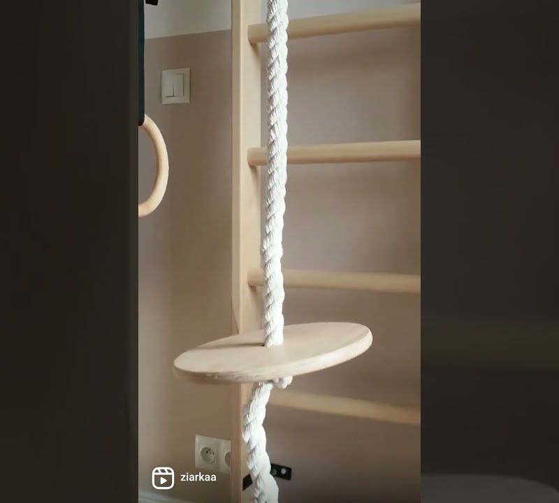 Set di accessori da ginnastica per bambini BenchK in legno naturale A/204 10
