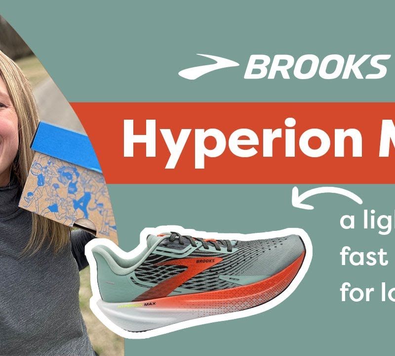 Brooks Hyperion Max scarpe da corsa da uomo blu surf/ciliegia/notte 18