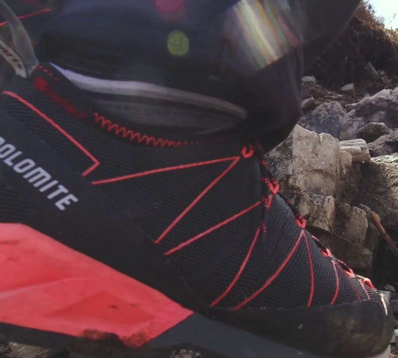 Scarponi da trekking Dolomite da uomo Crodarossa Lite GTX 2.0 nero/rosso fuoco 10