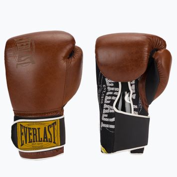 Everlast 1910 Guanti da boxe classici marroni EV1910