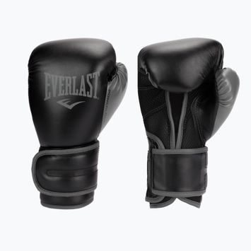 Everlast Powerlock PU guanti da boxe da uomo nero EV2200