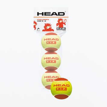 HEAD Tip Palline da tennis rosse per bambini 3 pz. rosse