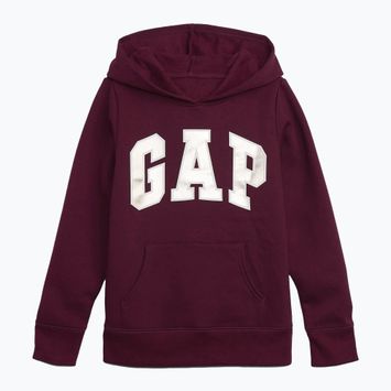 Felpa da bambino GAP V-FA SLD Logo PO beach plum