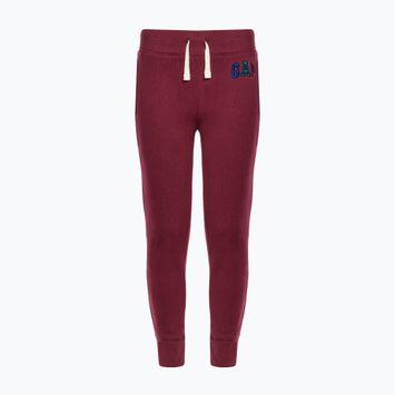 Pantaloni da bambino GAP V-Fall Fash Logo Jogger rosso granata intenso