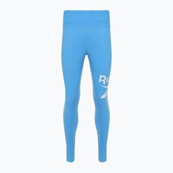 Leggings donna Reebok Identity Big Logo Cotone recupero blu