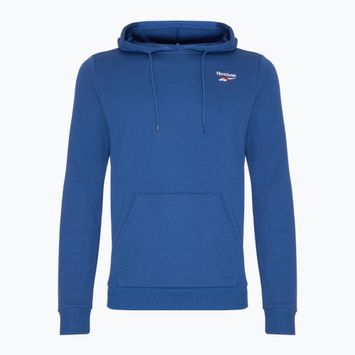 Felpa con cappuccio Reebok Identity Small Logo Uomo, blu notte