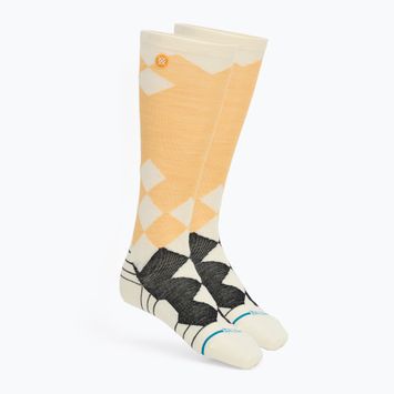 Calze da sci Stance Dymound Ultralight Wool Snow cream