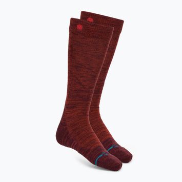 Calze da sci Stance Traveleer Mid Wool Snow rust