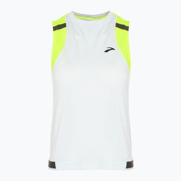 Maglia da corsa Brooks Carbonite Tank donna grigio ghiaccio/ jacquard nightlife