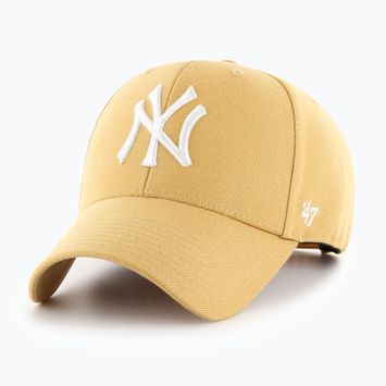 47 Brand MLB New York Yankees MVP berretto da baseball marrone chiaro