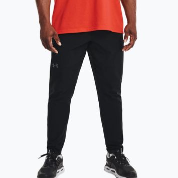 Under Armour Unstoppable Tapered, pantaloni da allenamento da uomo, nero/grigio