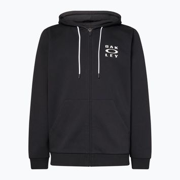 Felpa Oakley FZ Hoodie blackout da uomo
