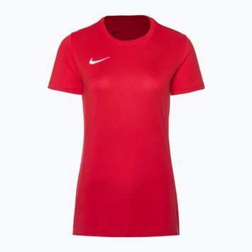 Maglia da calcio Nike Dri-FIT Park VII da donna rosso-bianco