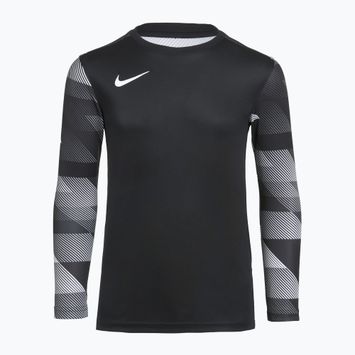 Felpa da calcio Nike Dri-Fit Park IV Goalkeeper nero/bianco da bambino