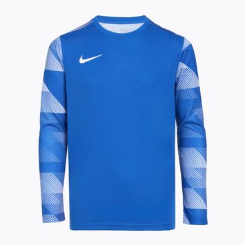 Felpa da calcio Nike Dri-Fit Park IV Goalkeeper bambino blu royal/bianco