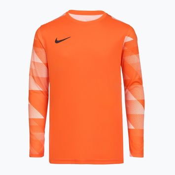 Felpa da calcio Nike Dri-Fit Park IV Goalkeeper arancione di sicurezza/bianco/nero per bambini