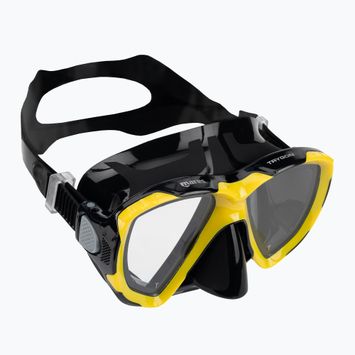 Maschera da snorkeling Mares Trygon giallo/nero
