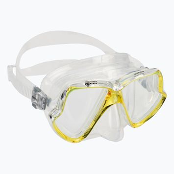 Maschera da snorkeling Mares Wahoo giallo/chiaro