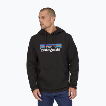 Patagonia P-6 Felpa con logo Uprisal nero