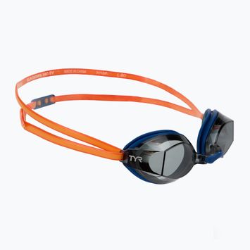 Occhiali da nuoto TYR Blackops 140 Ev Racing fumo/arancio/nero