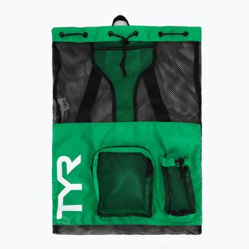 Borsa da nuoto TYR Big Mesh Mummy Bag 40 l kelly green