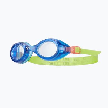 Occhialini da nuoto per bambini TYR Aqua Blaze royal/lime