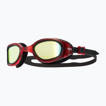 Occhialini da nuoto TYR Special Ops 2.0 Mirrored black/red