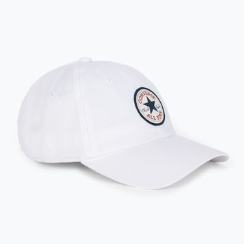 Cappello da baseball Converse All Star Patch bianco