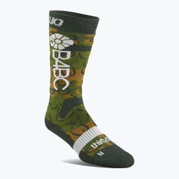 Calze da snowboard donna ThirtyTwo B4BC Merino camo