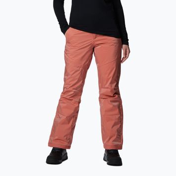 Pantaloni da sci Columbia Kick Turner Insulated da donna, color corallo scuro