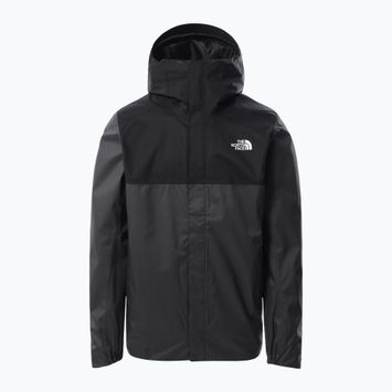 Giacca da pioggia da uomo The North Face Quest Zip-In grigio asfalto/nero