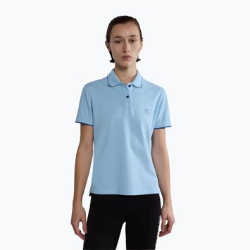 Polo da donna Napapijri E-Nina blu chiaro