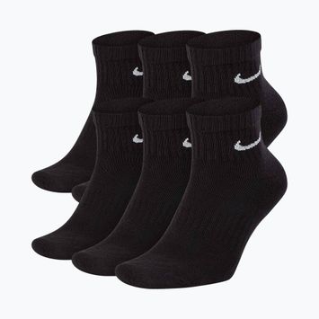 Calze Nike Everyday Cushioned 6 paia bianco/nero
