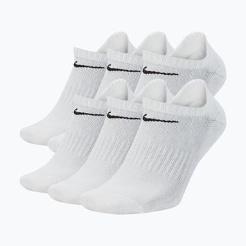 Calzini Nike Everyday Cushioned No-Show 6 paia white/black