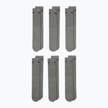 Calzini Nike Everyday Cushioned 6 paia carbon heather/black