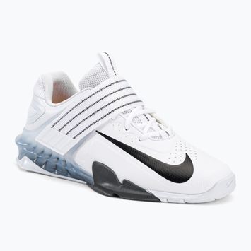 Scarpe da sollevamento pesi Nike Savaleos bianco/grigio ferro