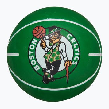 Super Mini Wilson NBA Palla da dribbling Boston Celtics verde