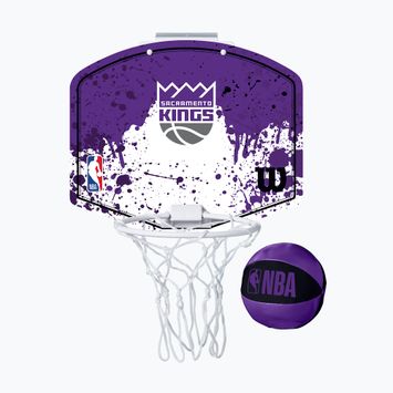 Set di palloni da basket Wilson NBA Team Mini Hoop Sacramento Kings