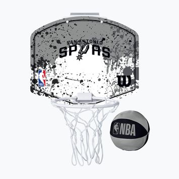 Set di palloni da basket Wilson NBA Team Mini Hoop San Antonio Spurs