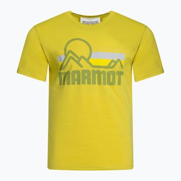 Maglietta Marmot Coastal Limelight da uomo