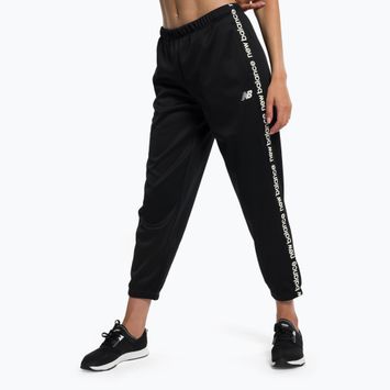 Pantaloni da allenamento da donna New Balance Relentless Performance Fleece nero