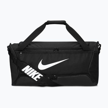 Borsa da allenamento Nike Brasilia 9.5 60 l nero/nero/bianco