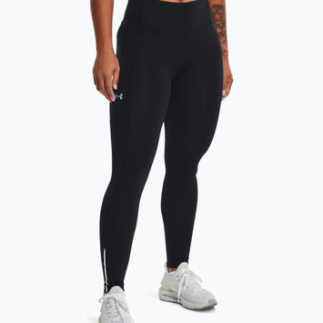 Under Armour Fly Fast 3.0 Tight, leggings da corsa da donna, nero/nero/riflettente