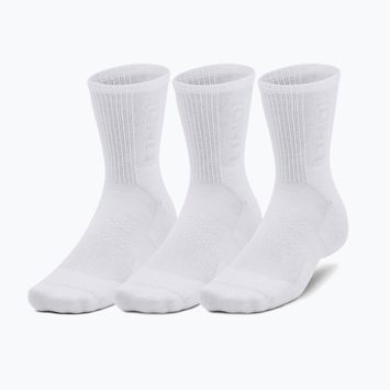 Calzini Under Armour 3-Maker Mid Crew 3 paia bianco/bianco/grigio mod.