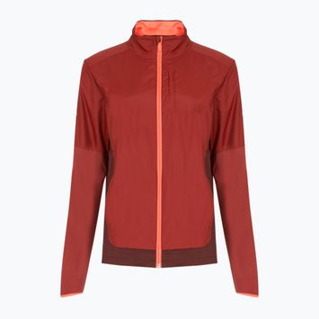 Giacca da corsa Brooks Fusion Hybrid rame/run raisin da uomo